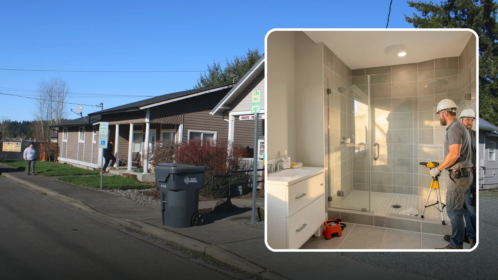 Small Bathroom Remodel in South Prairie, Pierce County, WA - A small bathroom remodel unlocks hidden potential in tight spaces through thoughtful design.