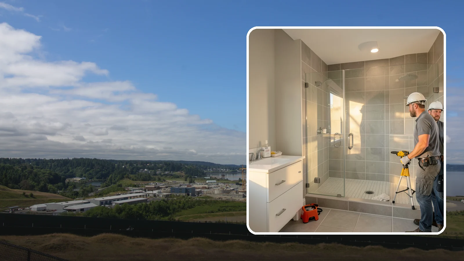 Small Bathroom Remodel in University Place, Pierce County, WA - A small bathroom remodel unlocks hidden potential in tight spaces through thoughtful design.