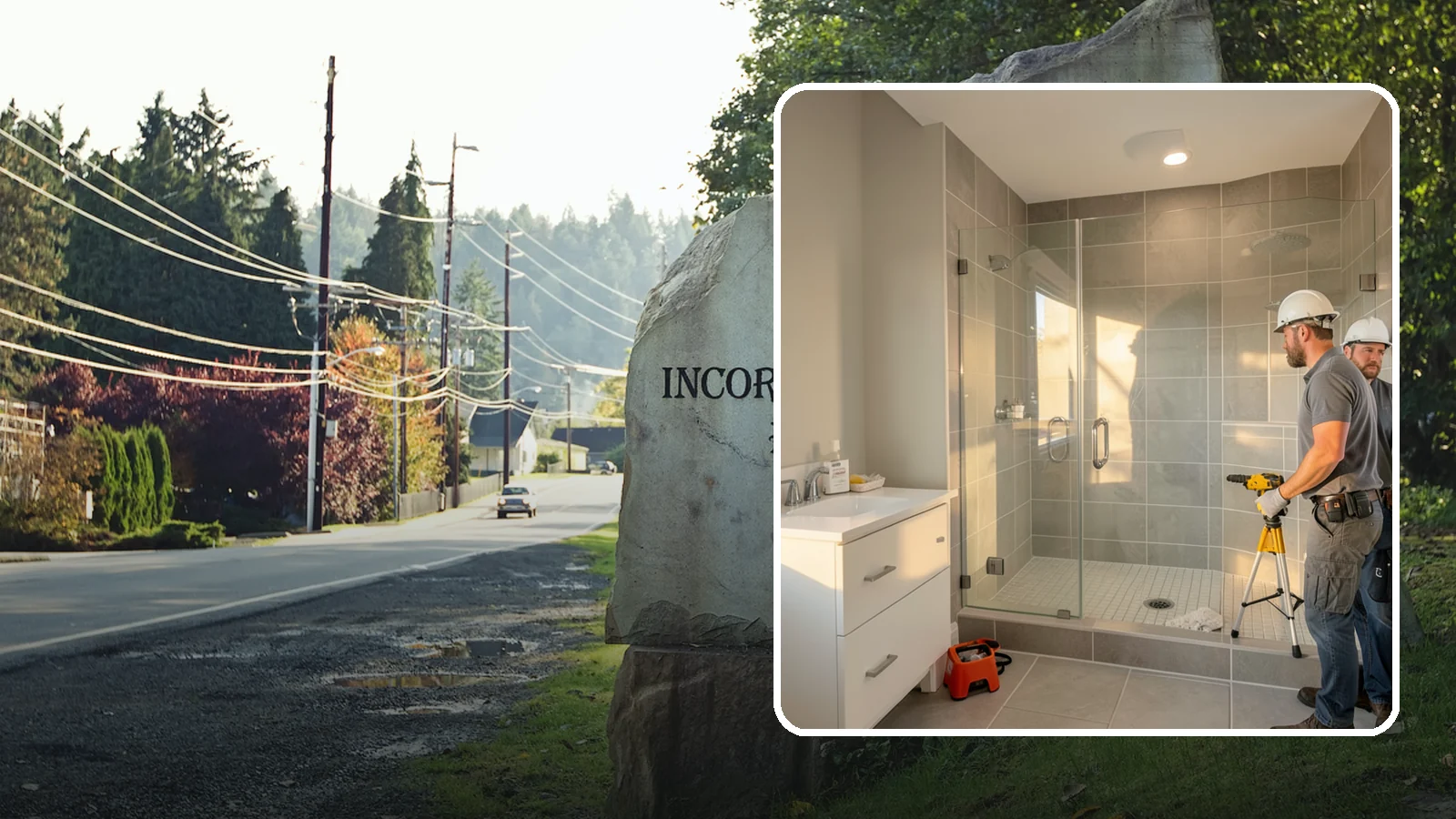 Small Bathroom Remodel in Wilkeson, Pierce County, WA - A small bathroom remodel unlocks hidden potential in tight spaces through thoughtful design.
