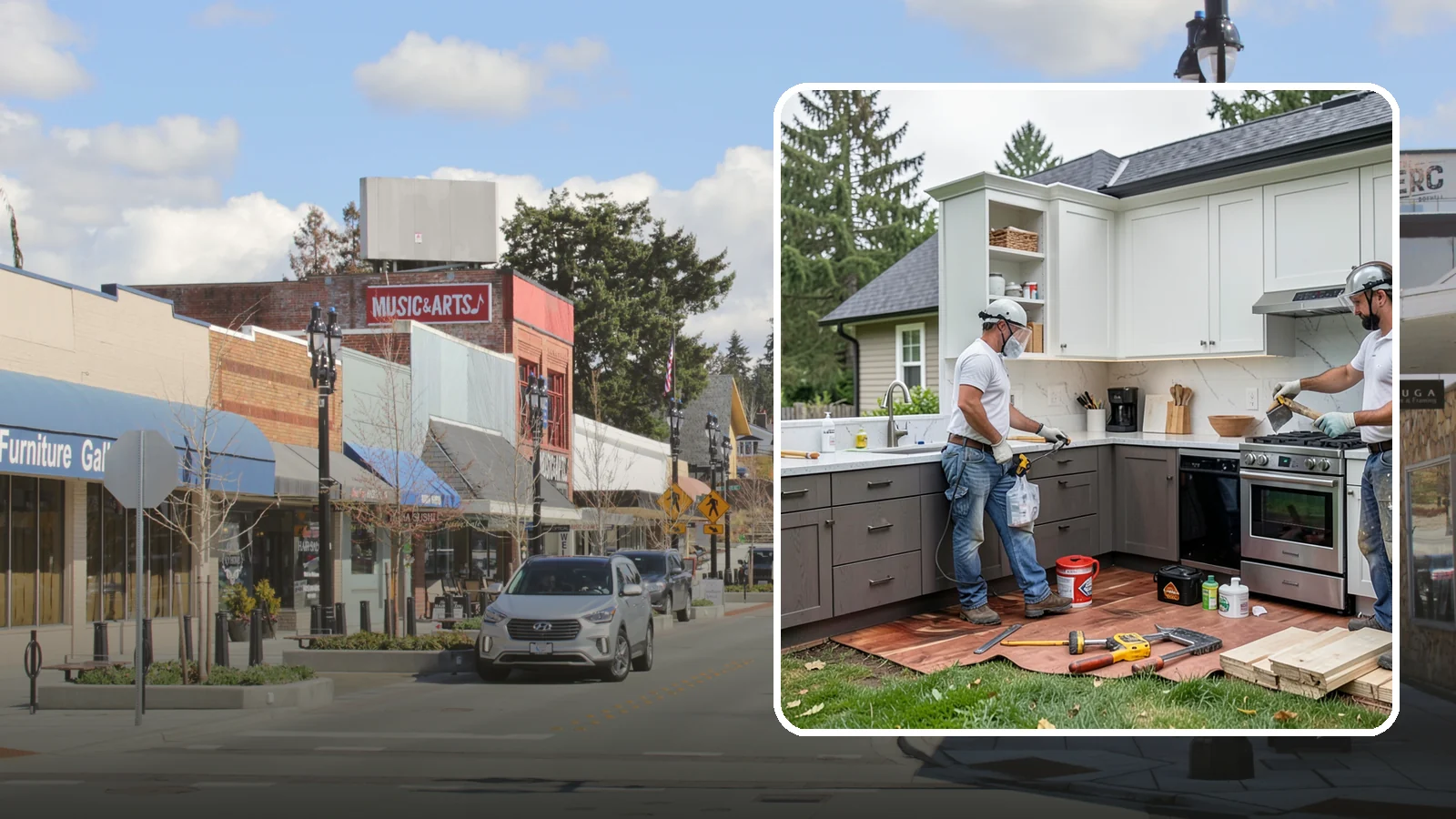 Small Kitchen Remodel in Bothell, King County, WA - A remodel focused on maximizing function and storage in a compact kitchen without wasting a single inch.
