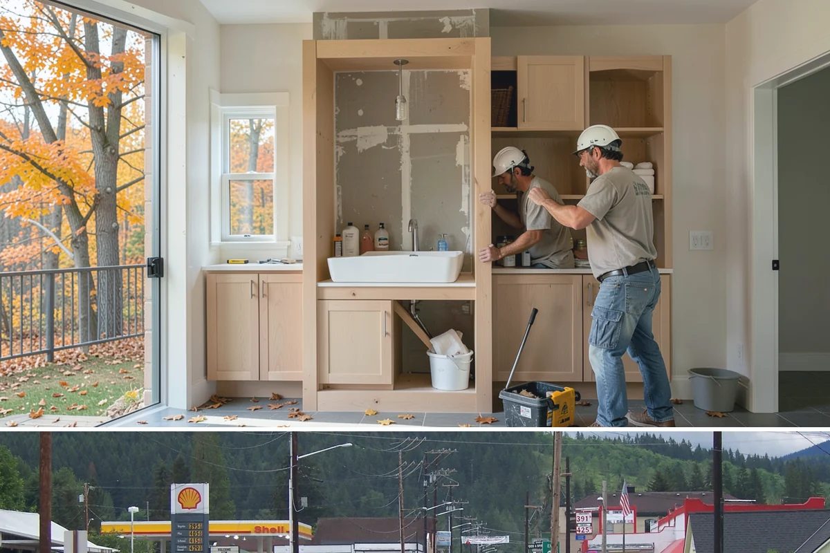 Small Kitchen Remodel in Granite Falls, Snohomish County, WA - Small kitchens move quickly, so a fall booking often delivers a finished space before the holidays with minimal household...