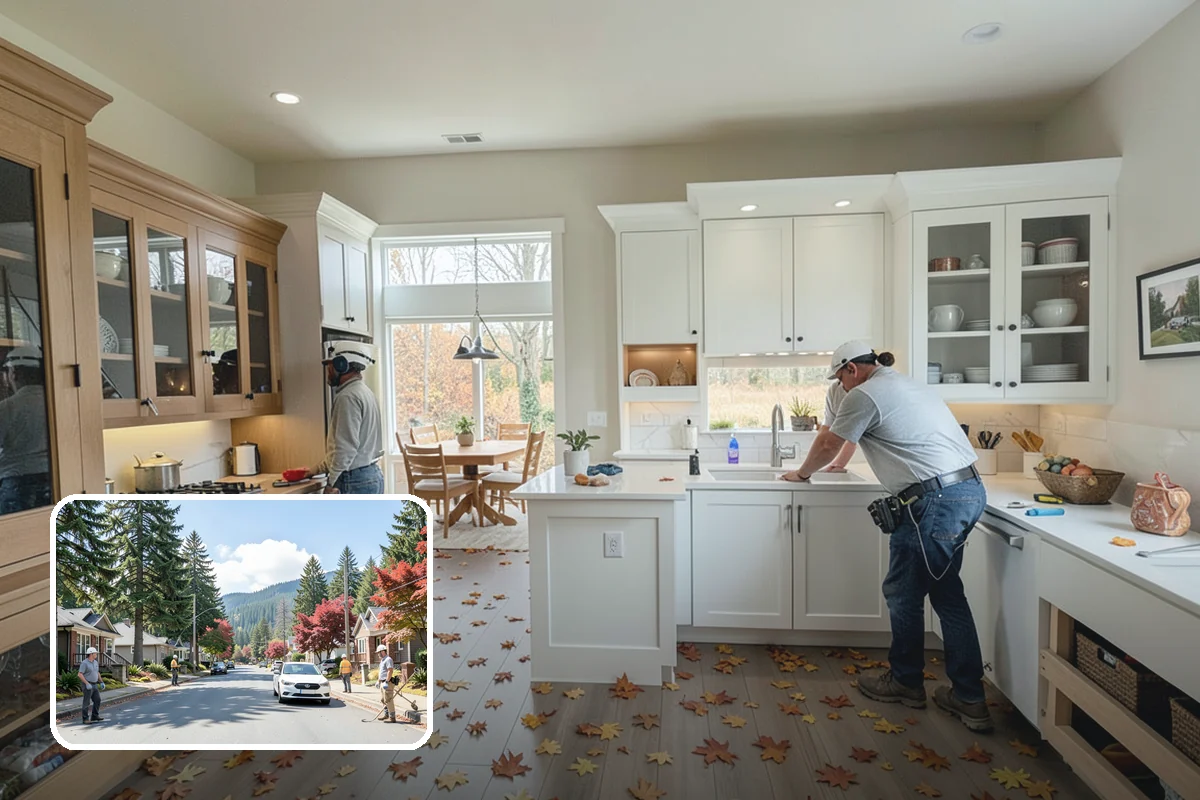 Small Kitchen Remodel in Hunts Point, King County, WA - More usable storage from every square foot