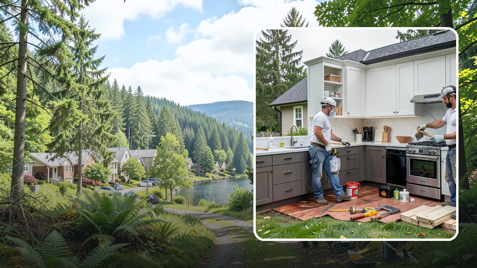 Small Kitchen Remodel in Lake Forest Park, King County, WA - A remodel focused on maximizing function and storage in a compact kitchen without wasting a single inch.