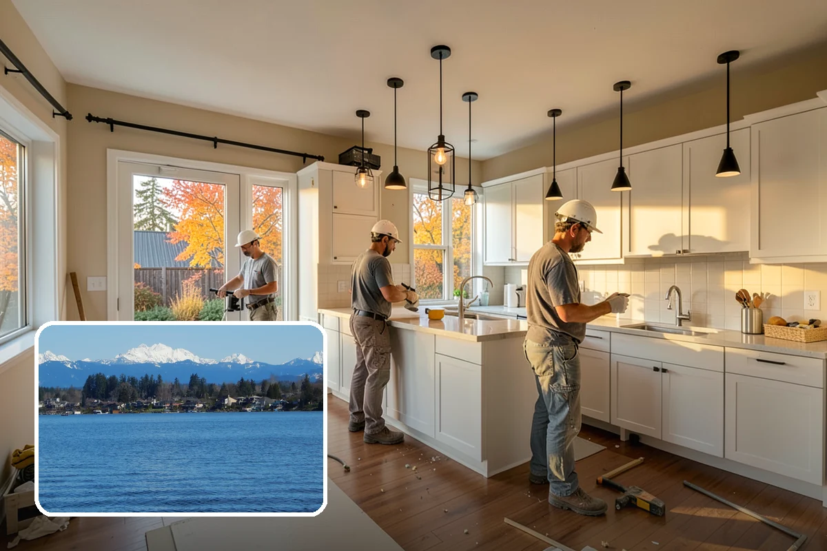 Small Kitchen Remodel in Lake Stevens, Snohomish County, WA - More usable storage from every square foot