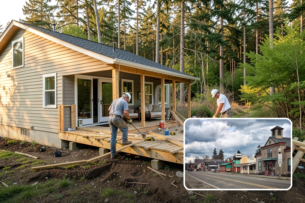 Small Kitchen Remodel in Roy, Pierce County, WA - More usable storage from every square foot