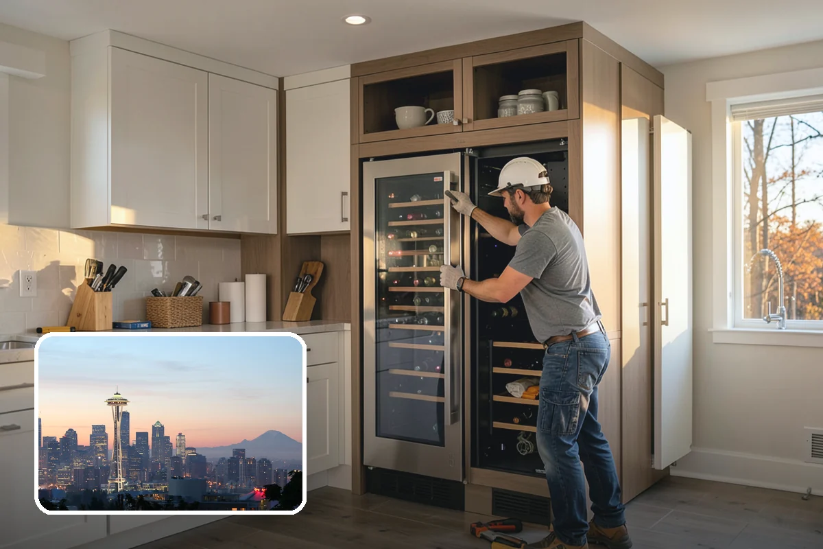 Small Kitchen Remodel in Seattle, King County, WA - More usable storage from every square foot