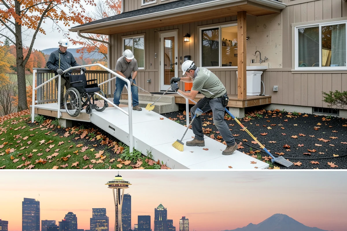 Small Kitchen Remodel in Seattle, King County, WA - Small kitchens move quickly, so a fall booking often delivers a finished space before the holidays with minimal household...