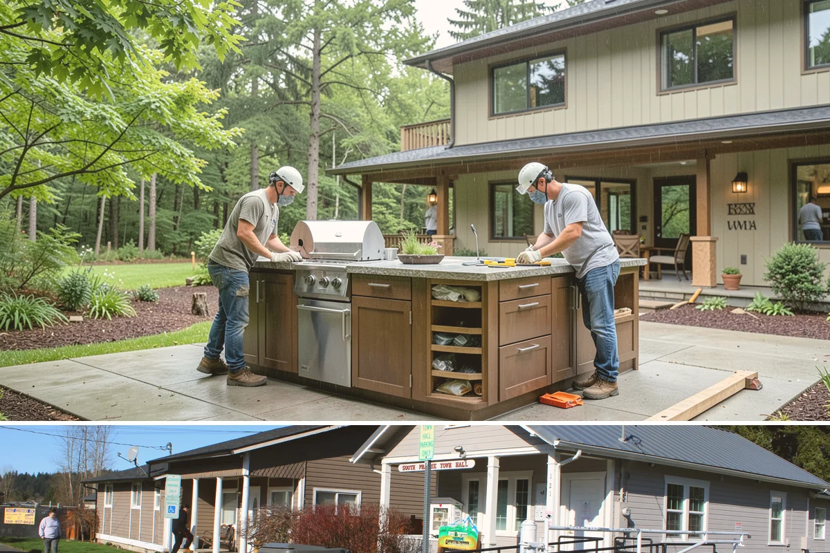 Small Kitchen Remodel in South Prairie, Pierce County, WA - Small kitchens move quickly, so a fall booking often delivers a finished space before the holidays with minimal household...