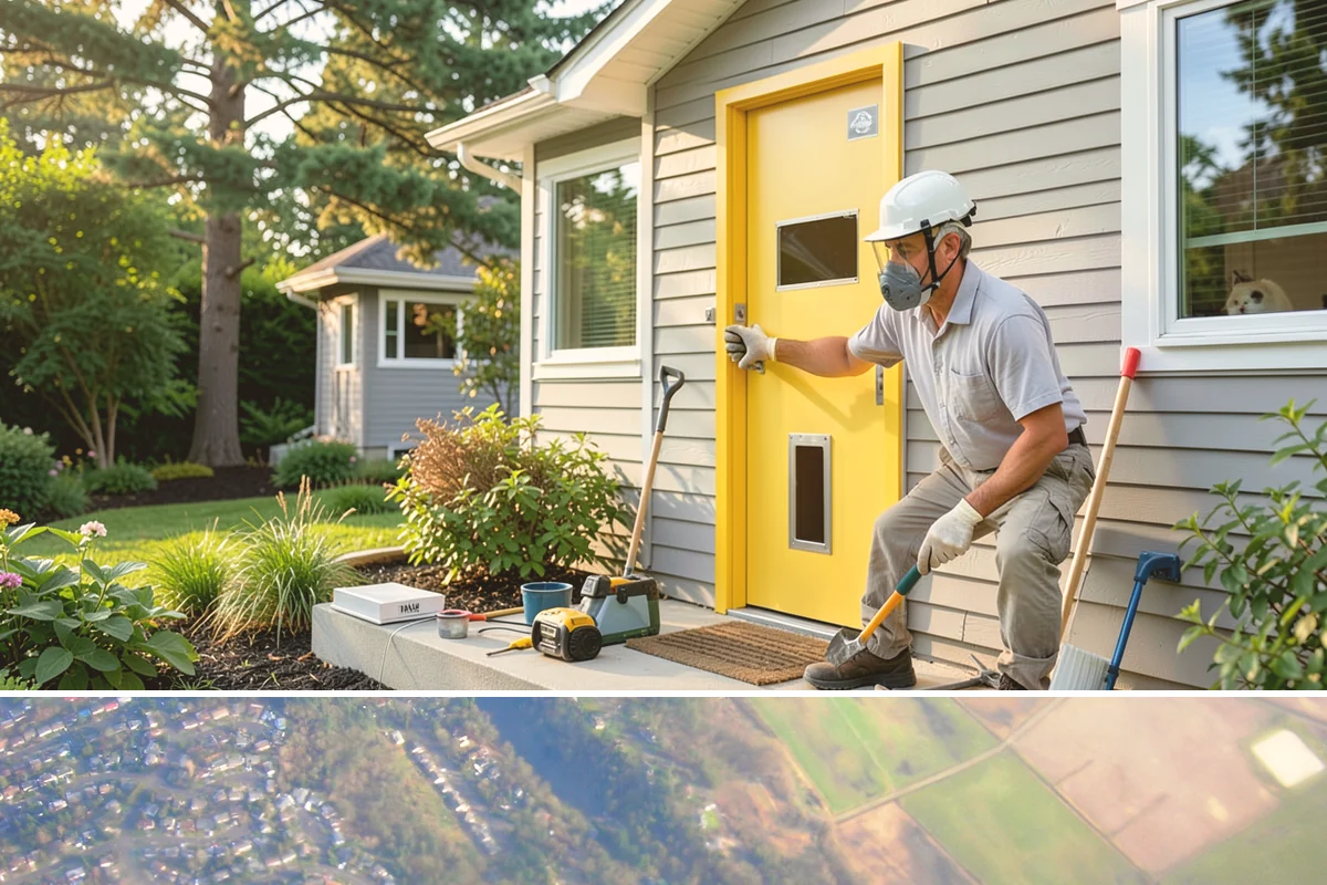 Smart Doorbell Installation in Algona, King County, WA - This installation can be completed any season, and weatherproofing before winter keeps it reliable through PNW rain.