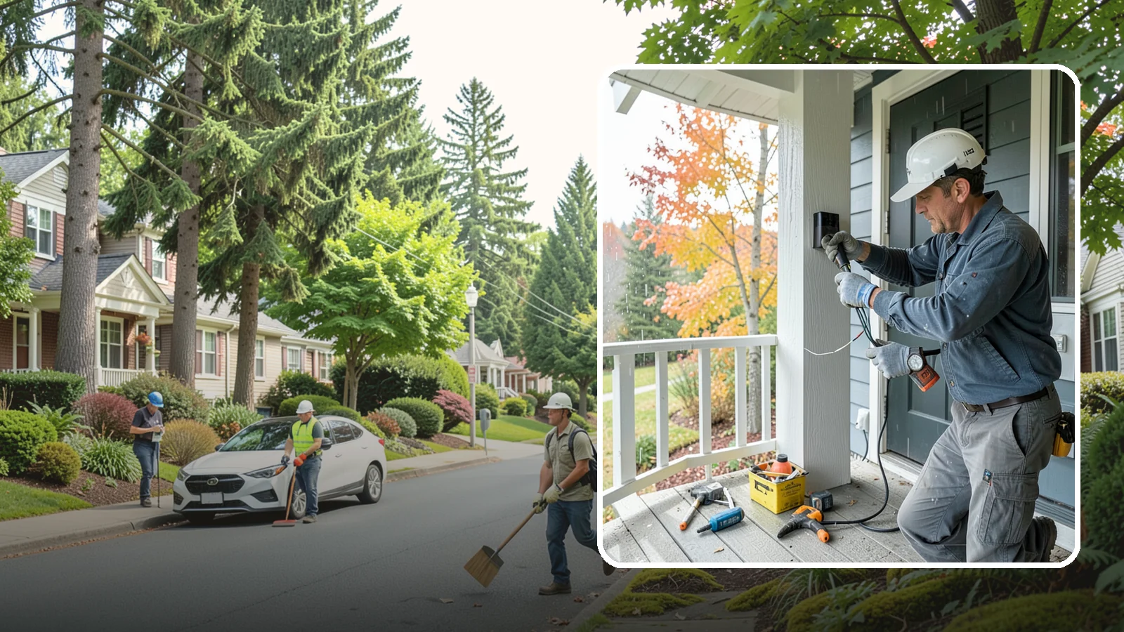 Smart Doorbell Installation in Beaux Arts Village, King County, WA - We install smart video doorbells that let you see and speak with visitors from anywhere, rain or shine.