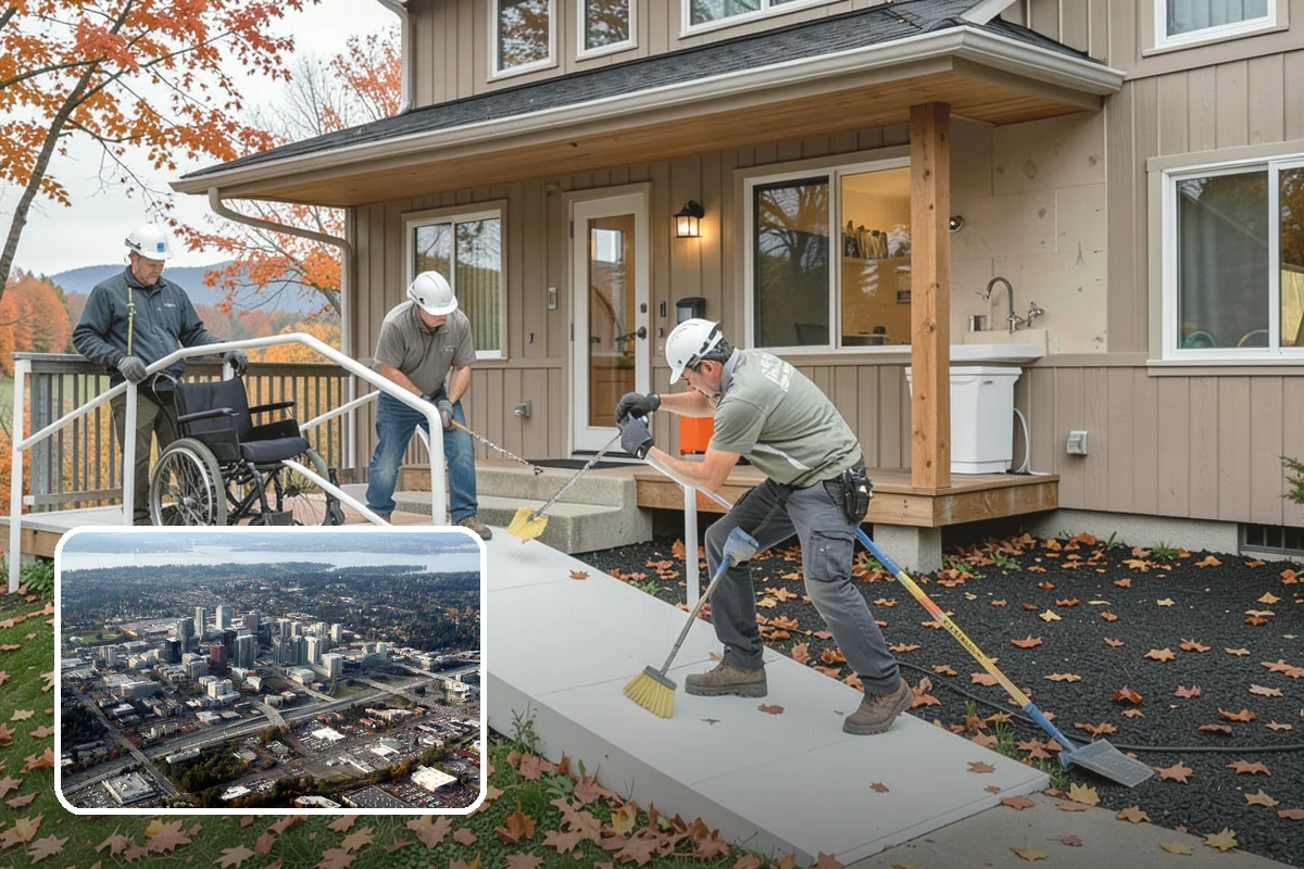 Smart Doorbell Installation in Bellevue, King County, WA - See and speak with visitors from your phone