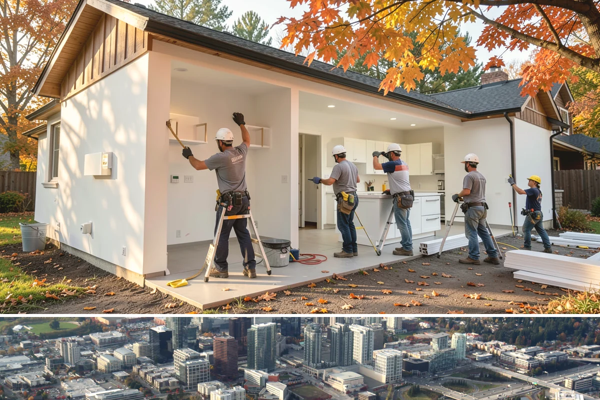 Smart Doorbell Installation in Bellevue, King County, WA - This installation can be completed any season, and weatherproofing before winter keeps it reliable through PNW rain.