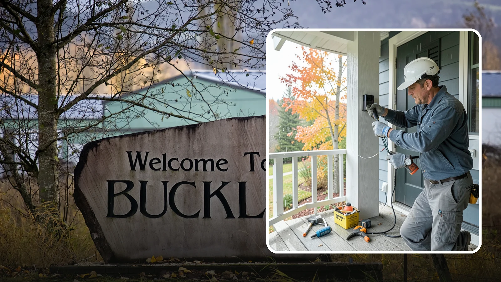 Smart Doorbell Installation in Buckley, Pierce County, WA - We install smart video doorbells that let you see and speak with visitors from anywhere, rain or shine.