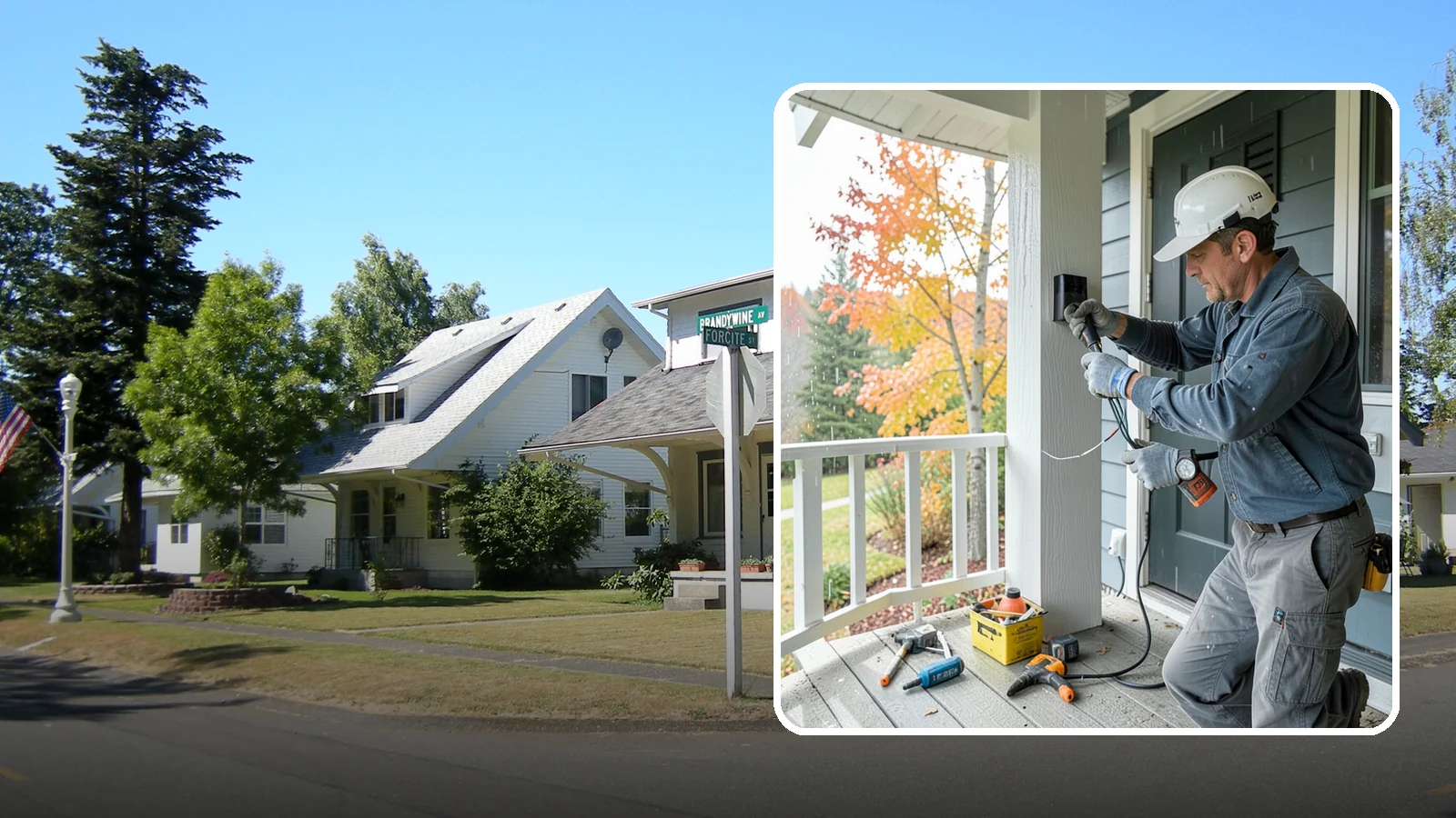 Smart Doorbell Installation in DuPont, Pierce County, WA - We install smart video doorbells that let you see and speak with visitors from anywhere, rain or shine.