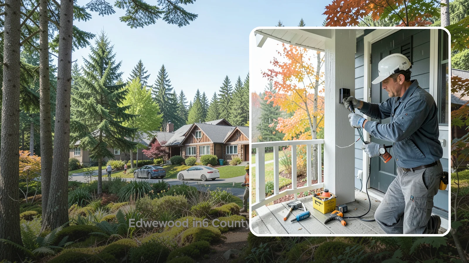 Smart Doorbell Installation in Edgewood, Pierce County, WA - We install smart video doorbells that let you see and speak with visitors from anywhere, rain or shine.