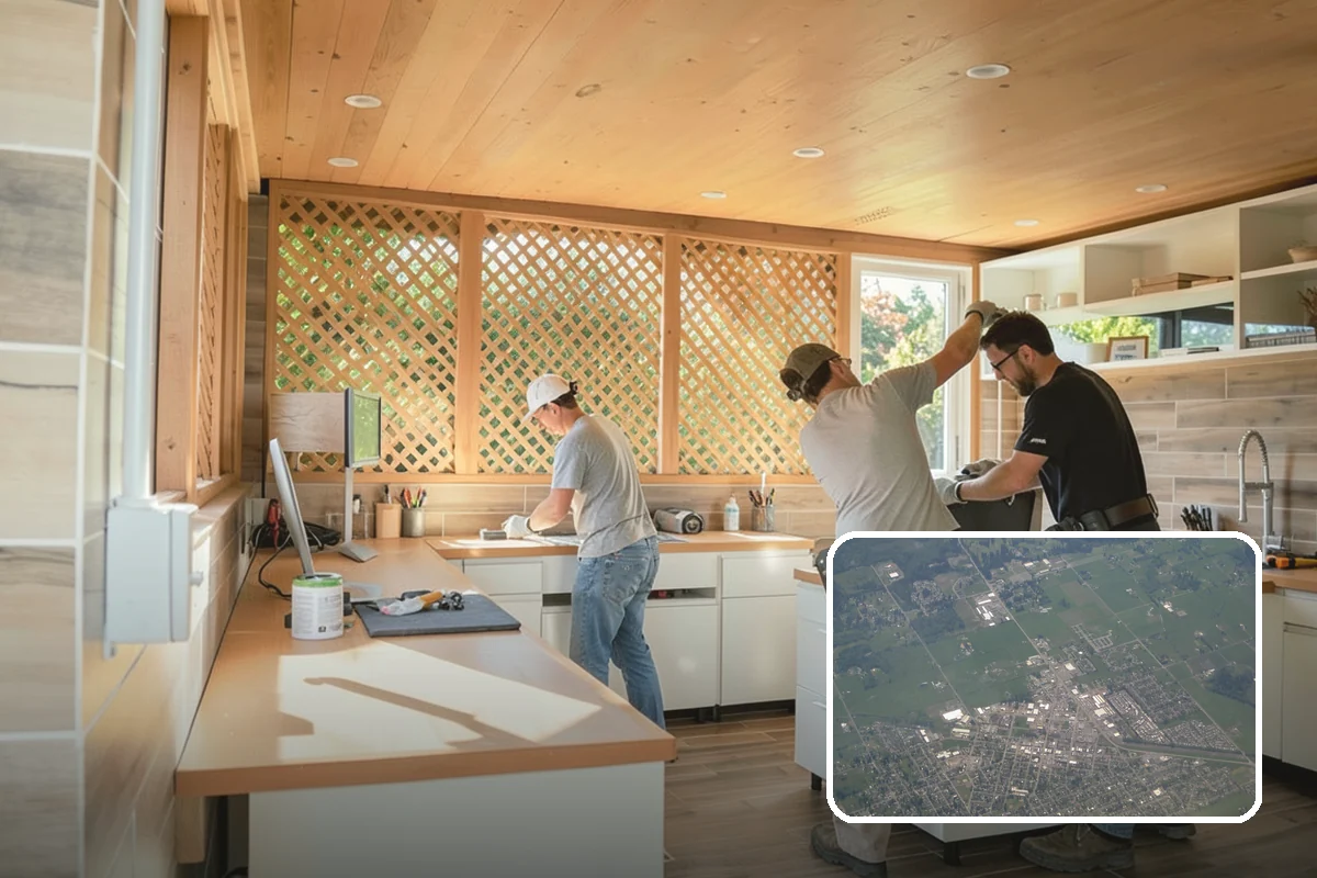 Smart Doorbell Installation in Enumclaw, King County, WA - See and speak with visitors from your phone