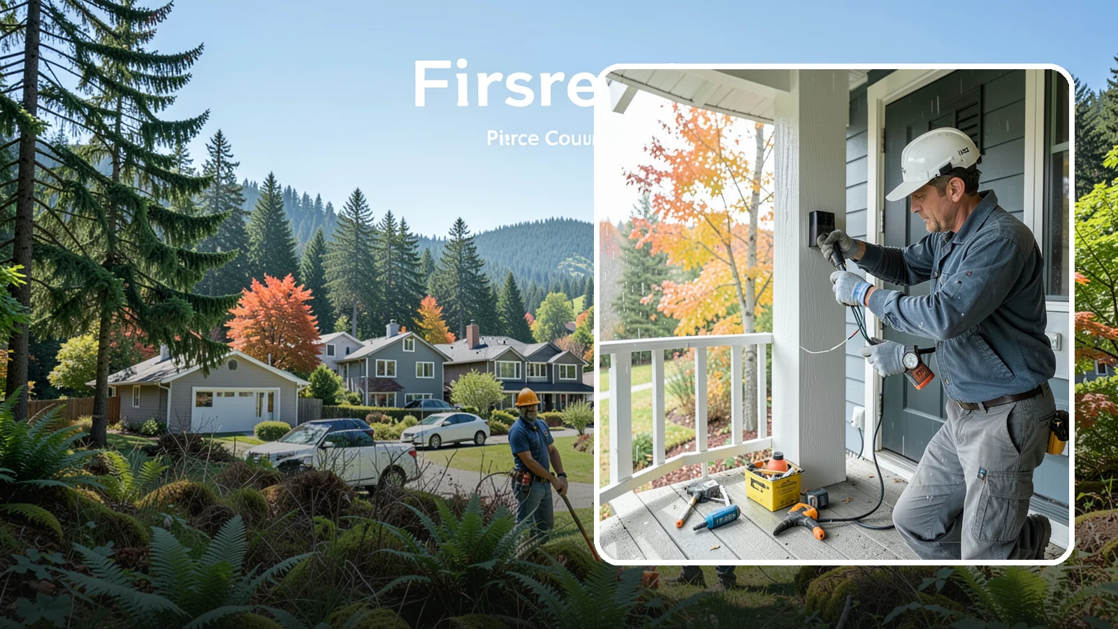 Smart Doorbell Installation in Fircrest, Pierce County, WA - We install smart video doorbells that let you see and speak with visitors from anywhere, rain or shine.