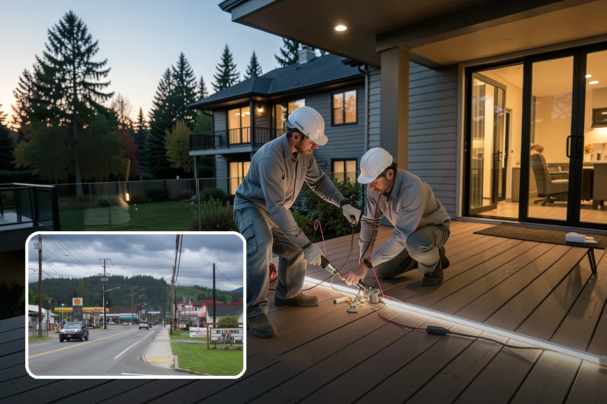 Smart Doorbell Installation in Granite Falls, Snohomish County, WA - See and speak with visitors from your phone