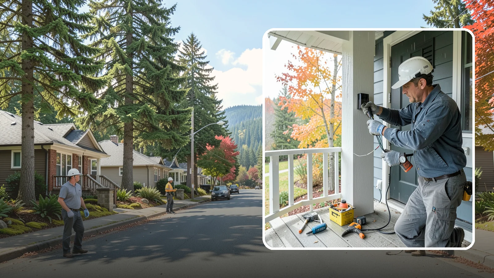 Smart Doorbell Installation in Hunts Point, King County, WA - We install smart video doorbells that let you see and speak with visitors from anywhere, rain or shine.