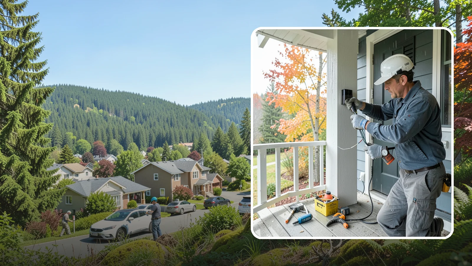 Smart Doorbell Installation in Index, Snohomish County, WA - We install smart video doorbells that let you see and speak with visitors from anywhere, rain or shine.