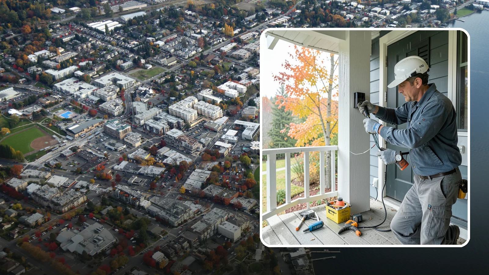 Smart Doorbell Installation in Kirkland, King County, WA - We install smart video doorbells that let you see and speak with visitors from anywhere, rain or shine.