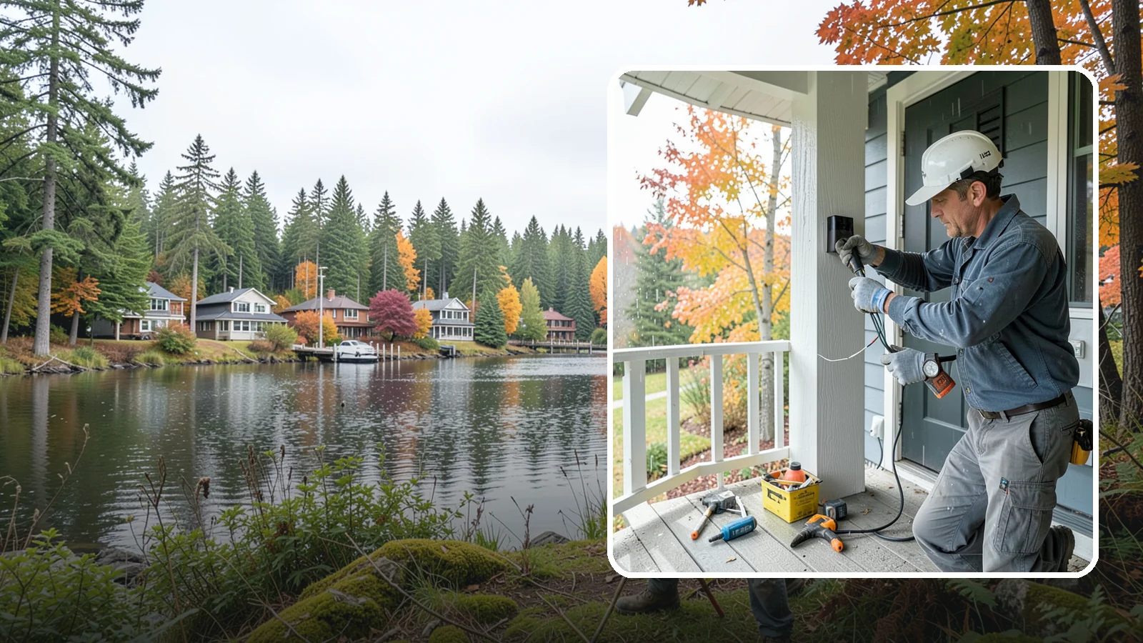 Smart Doorbell Installation in La Conner, Skagit County, WA - We install smart video doorbells that let you see and speak with visitors from anywhere, rain or shine.