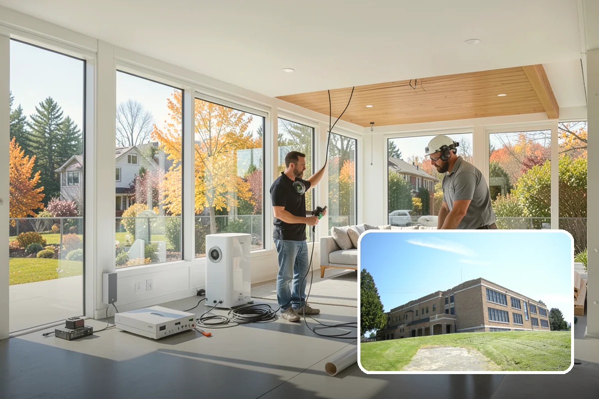Smart Doorbell Installation in Maple Valley, King County, WA - See and speak with visitors from your phone