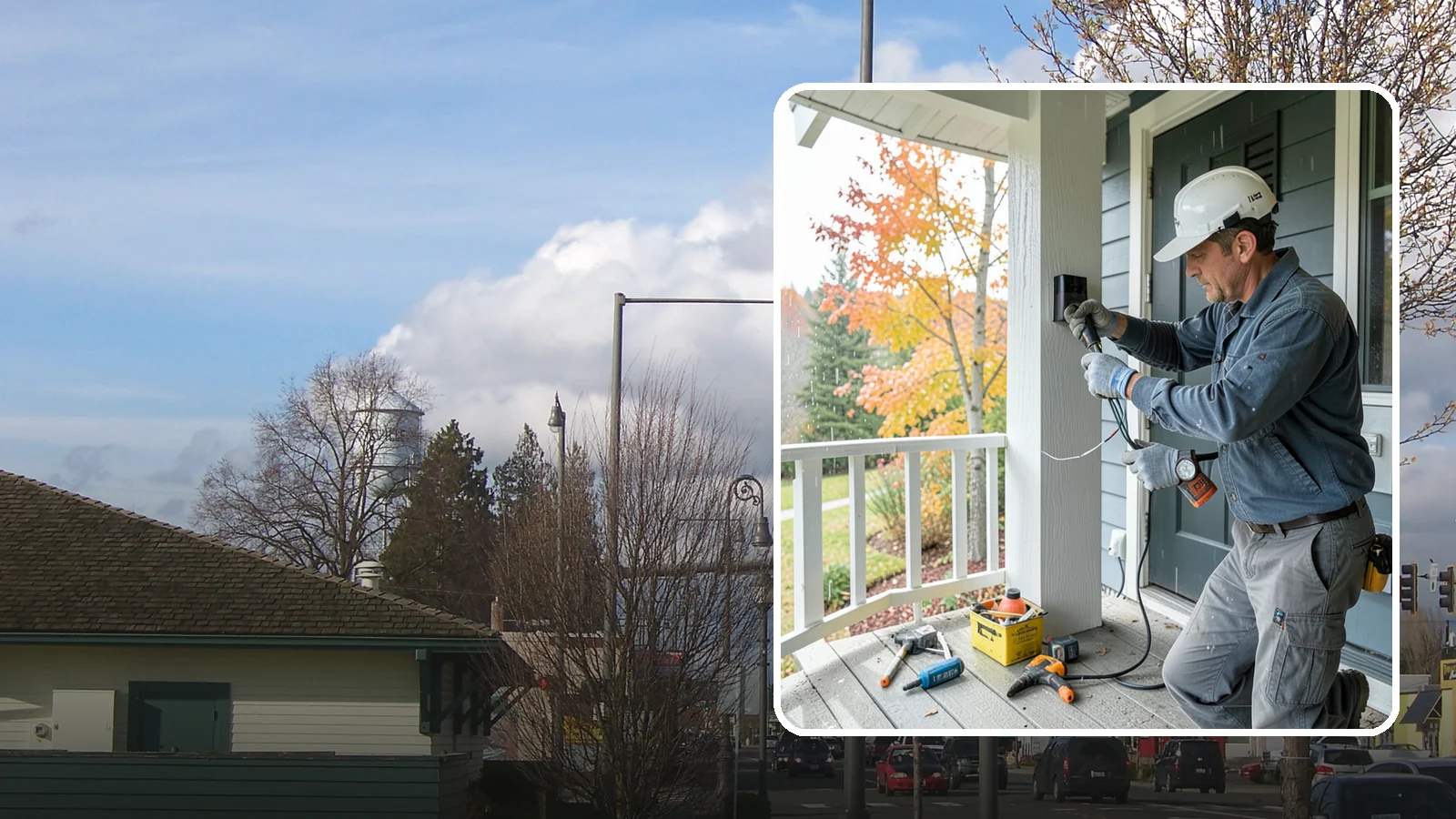 Smart Doorbell Installation in Marysville, Snohomish County, WA - We install smart video doorbells that let you see and speak with visitors from anywhere, rain or shine.
