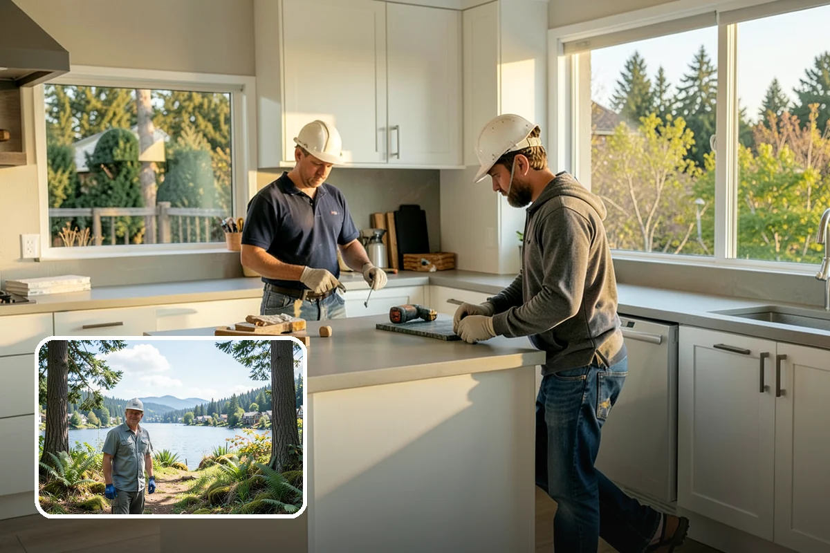 Smart Doorbell Installation in Milton, King County, WA - See and speak with visitors from your phone