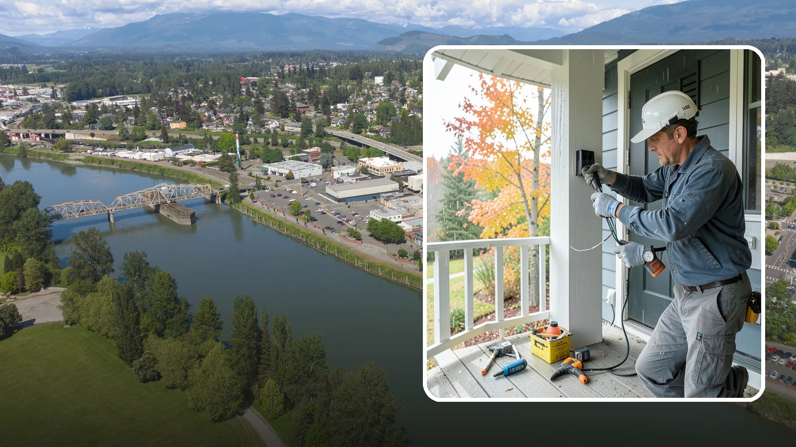 Smart Doorbell Installation in Mount Vernon, Skagit County, WA - We install smart video doorbells that let you see and speak with visitors from anywhere, rain or shine.