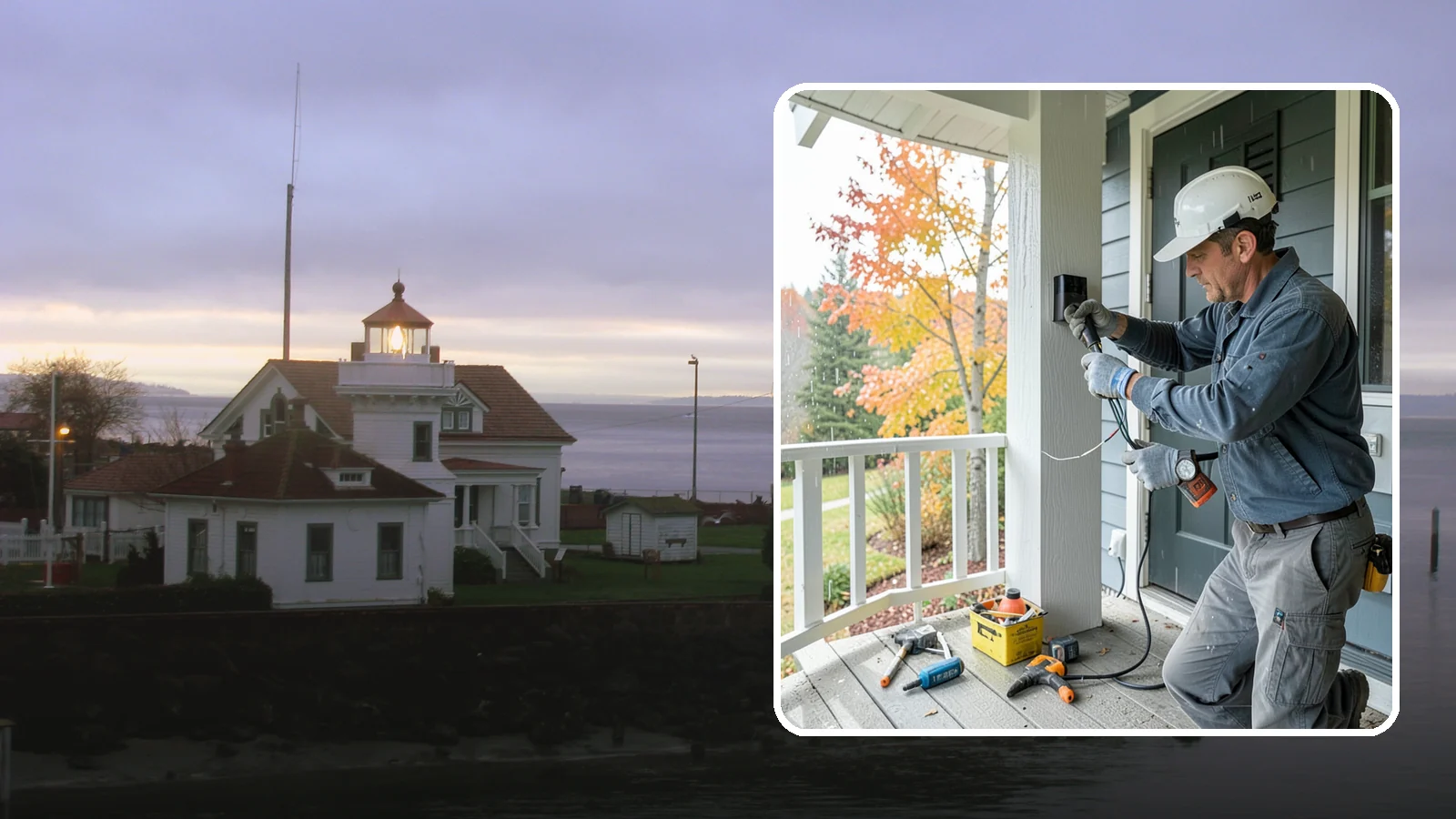 Smart Doorbell Installation in Mukilteo, Snohomish County, WA - We install smart video doorbells that let you see and speak with visitors from anywhere, rain or shine.