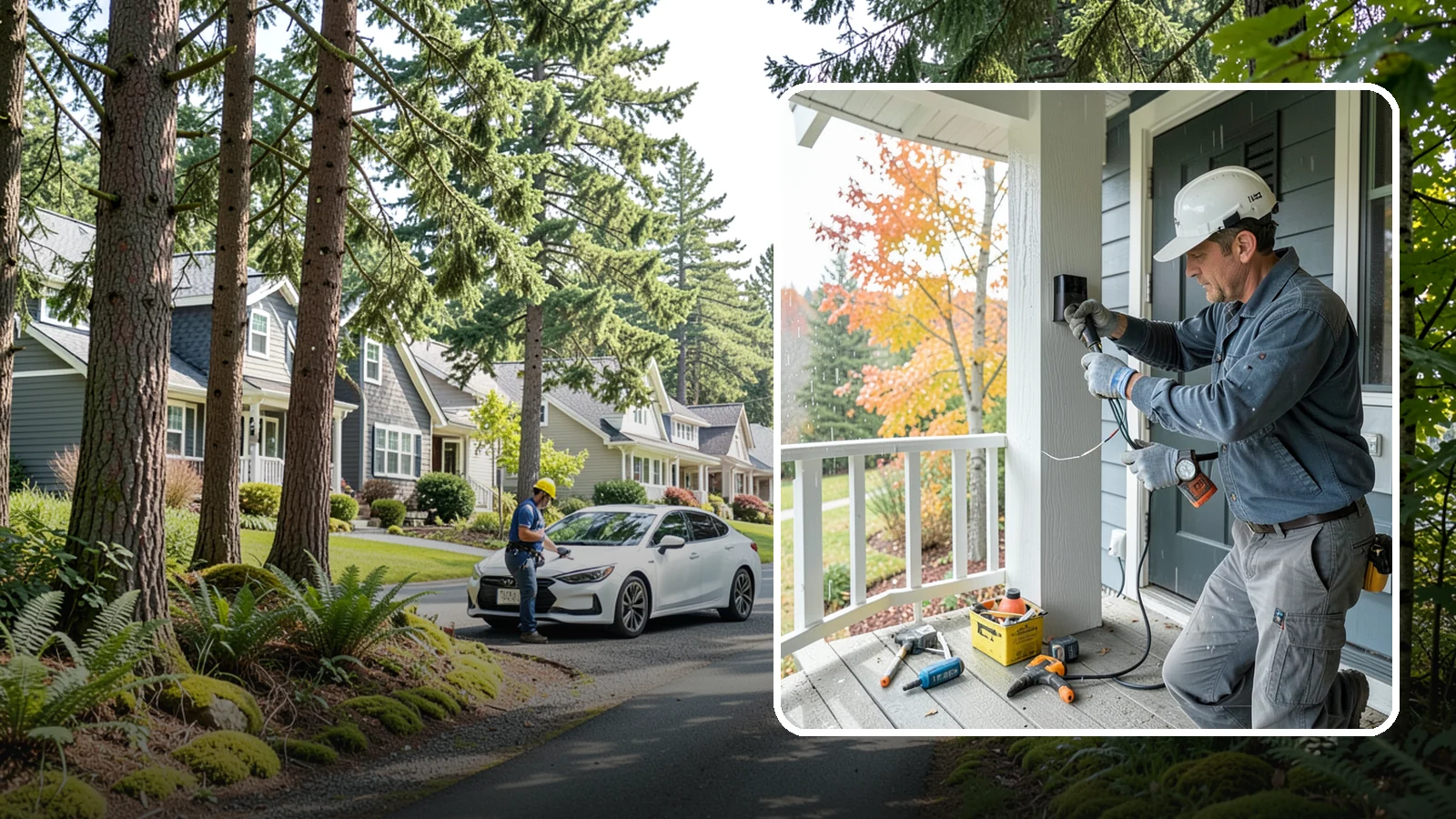 Smart Doorbell Installation in Normandy Park, King County, WA - We install smart video doorbells that let you see and speak with visitors from anywhere, rain or shine.