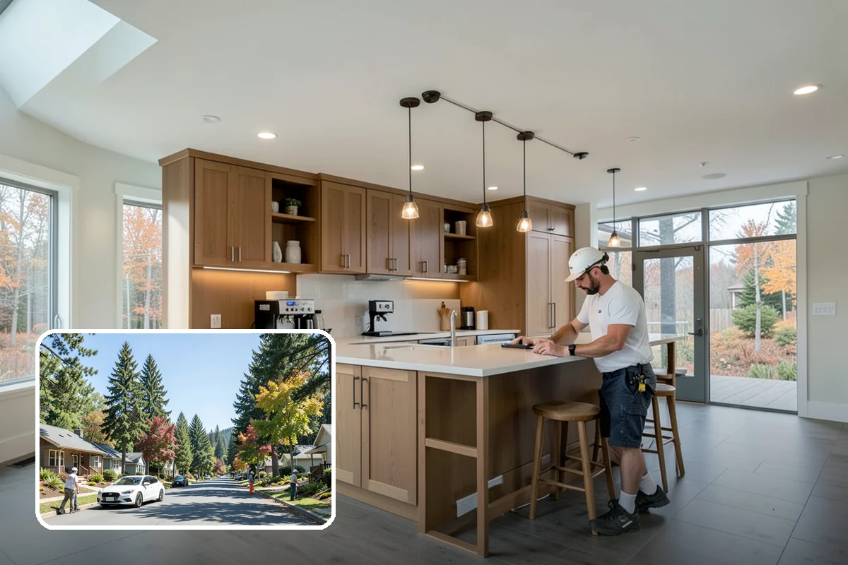 Smart Doorbell Installation in Orting, Pierce County, WA - See and speak with visitors from your phone