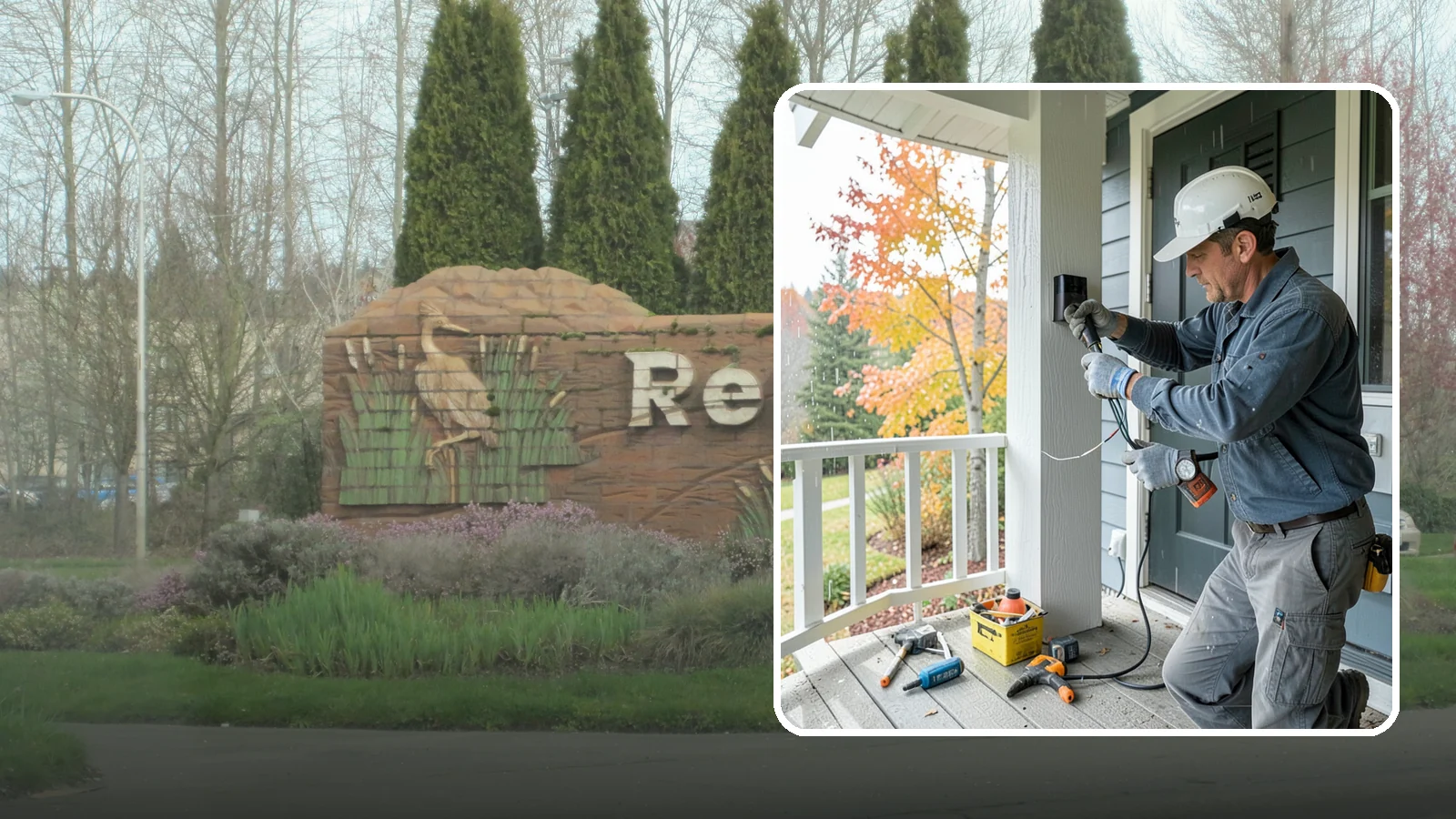 Smart Doorbell Installation in Renton, King County, WA - We install smart video doorbells that let you see and speak with visitors from anywhere, rain or shine.