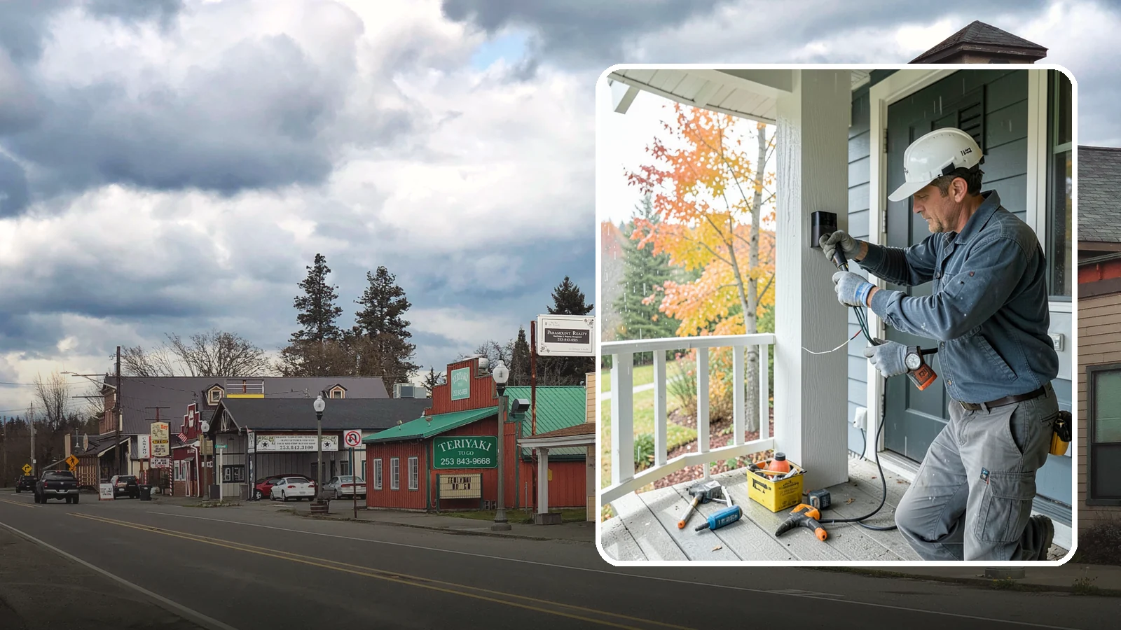 Smart Doorbell Installation in Roy, Pierce County, WA - We install smart video doorbells that let you see and speak with visitors from anywhere, rain or shine.