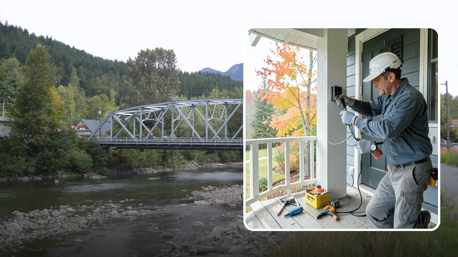 Smart Doorbell Installation in Skykomish, King County, WA - We install smart video doorbells that let you see and speak with visitors from anywhere, rain or shine.