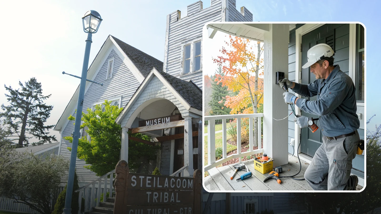 Smart Doorbell Installation in Steilacoom, Pierce County, WA - We install smart video doorbells that let you see and speak with visitors from anywhere, rain or shine.