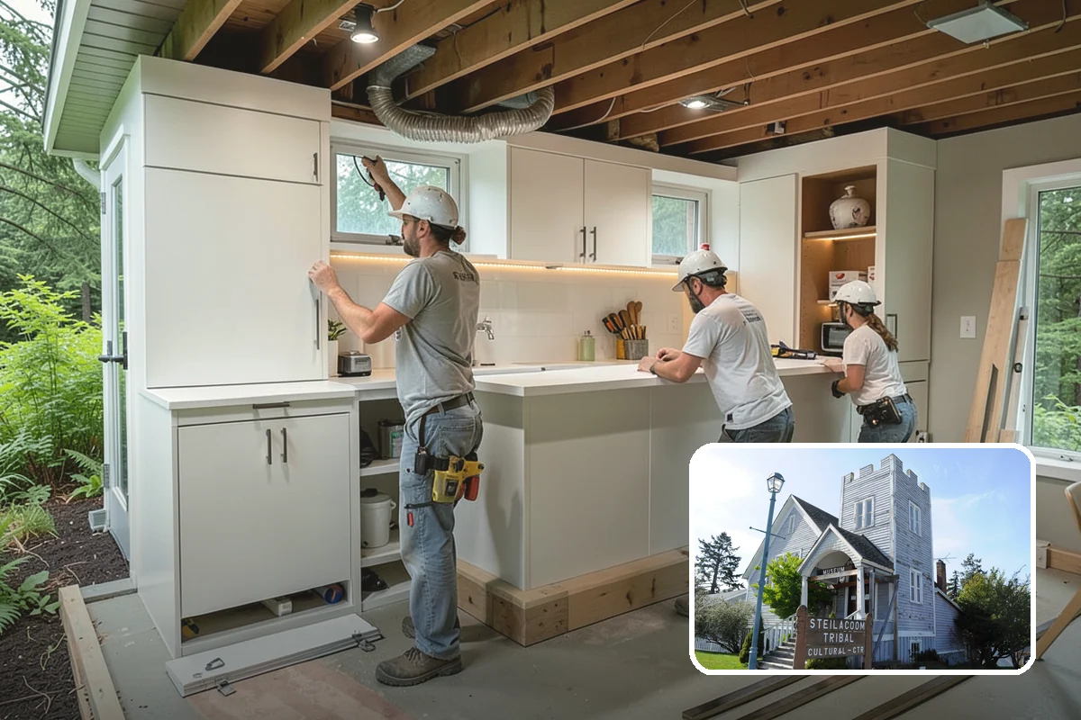 Smart Doorbell Installation in Steilacoom, Pierce County, WA - See and speak with visitors from your phone