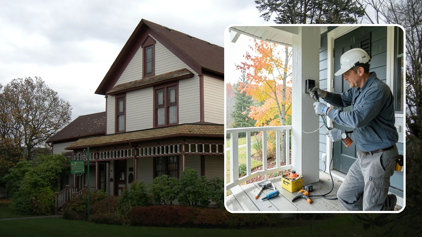 Smart Doorbell Installation in Sumner, Pierce County, WA - We install smart video doorbells that let you see and speak with visitors from anywhere, rain or shine.