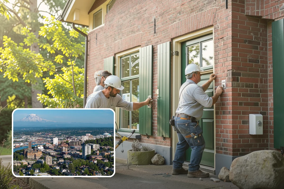Smart Doorbell Installation in Tacoma, Pierce County, WA - See and speak with visitors from your phone