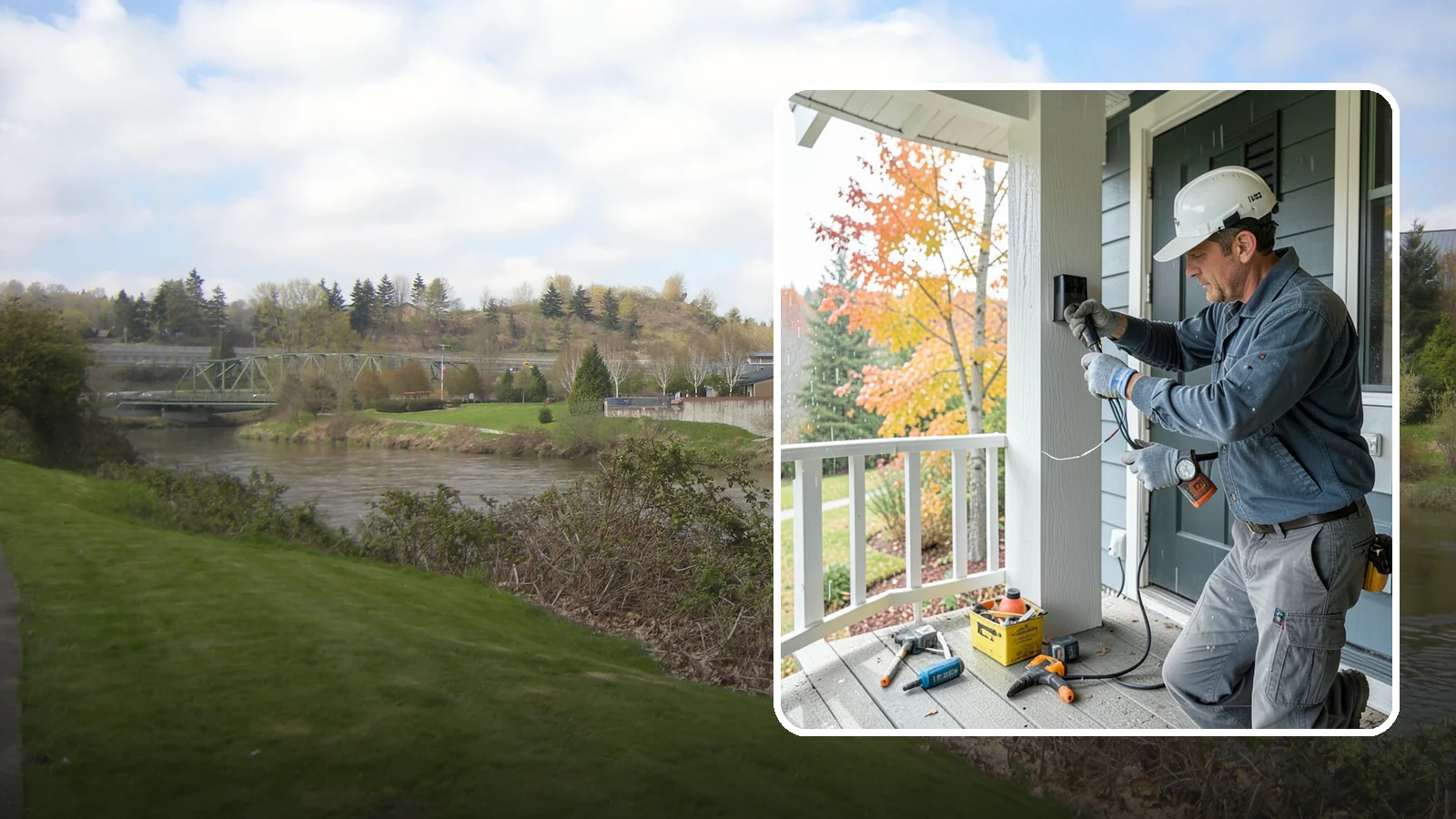 Smart Doorbell Installation in Tukwila, King County, WA - We install smart video doorbells that let you see and speak with visitors from anywhere, rain or shine.
