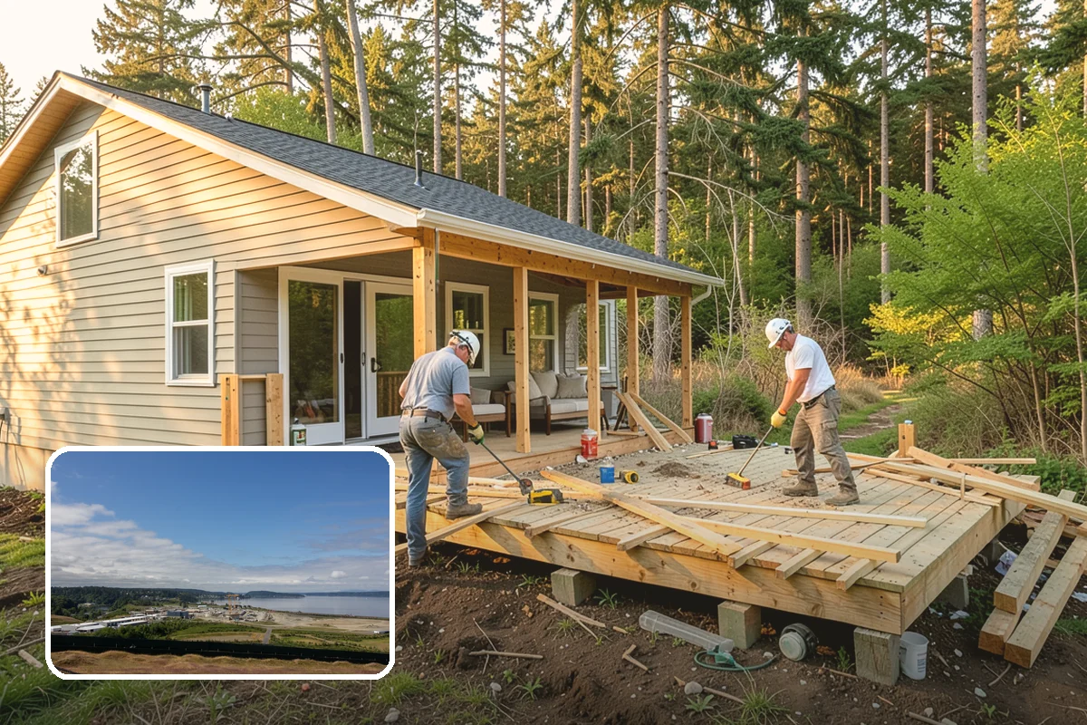 Smart Doorbell Installation in University Place, Pierce County, WA - See and speak with visitors from your phone