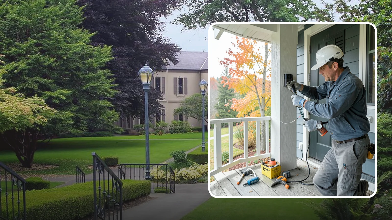 Smart Doorbell Installation in Woodinville, King County, WA - We install smart video doorbells that let you see and speak with visitors from anywhere, rain or shine.