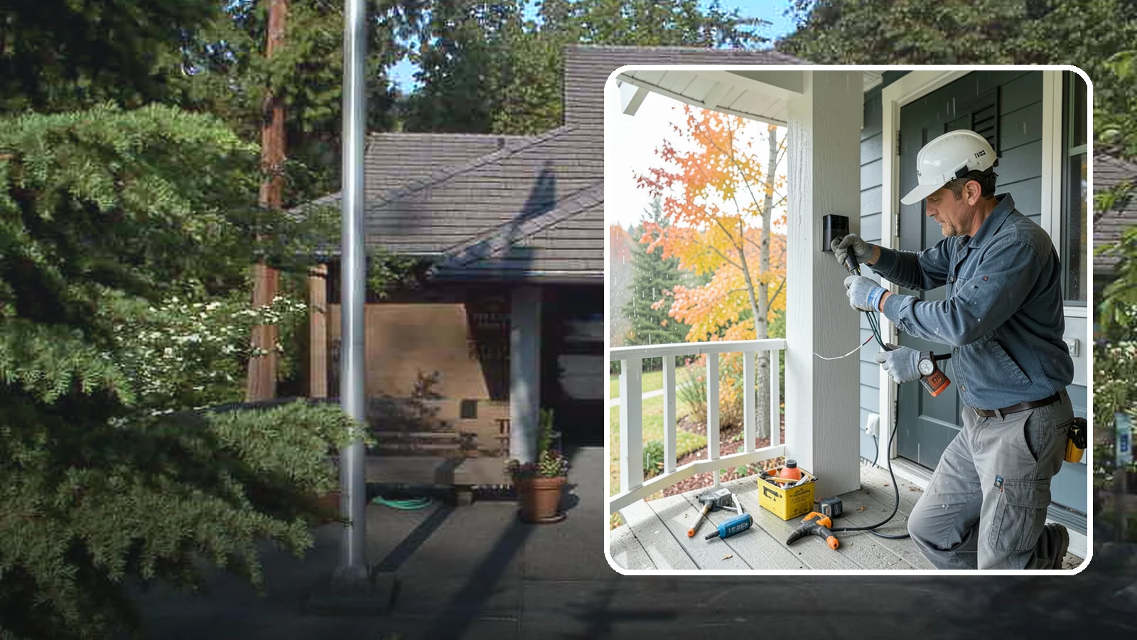 Smart Doorbell Installation in Yarrow Point, King County, WA - We install smart video doorbells that let you see and speak with visitors from anywhere, rain or shine.
