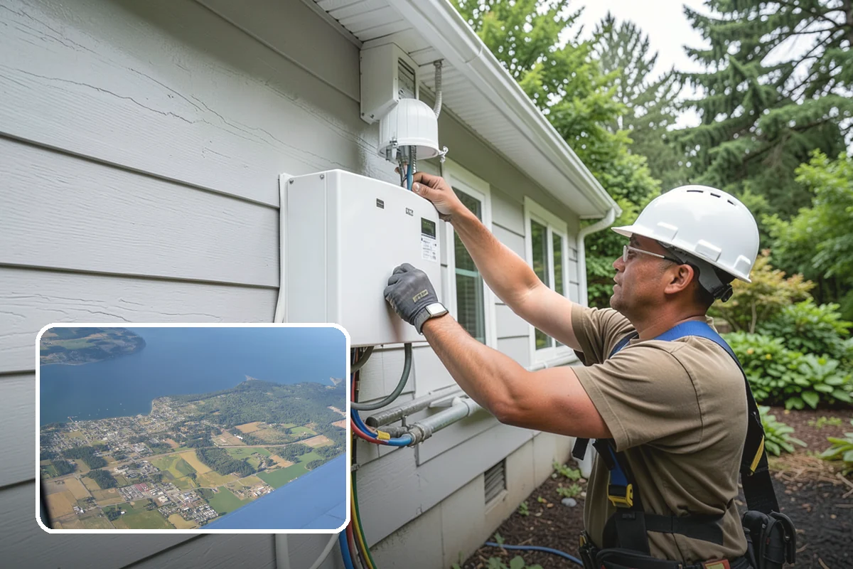 Smart Electrical Panel Installation in Coupeville, Island County, WA - Tracks energy use down to each circuit