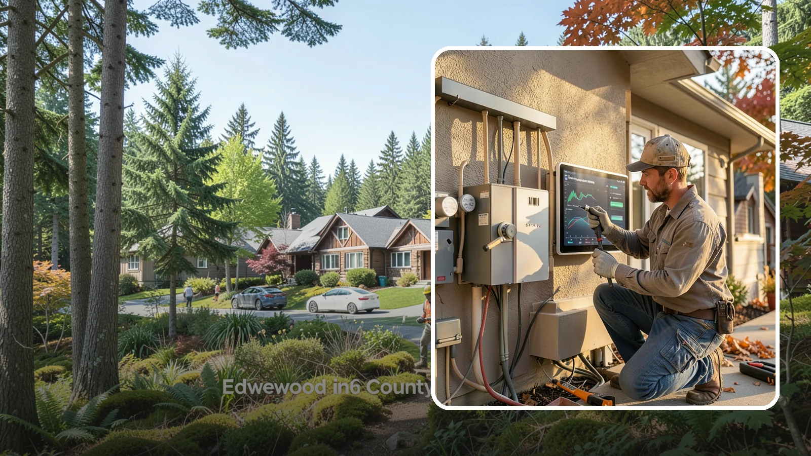 Smart Electrical Panel Installation in Edgewood, Pierce County, WA - Smart electrical panel installation that monitors and manages your home energy in real time.