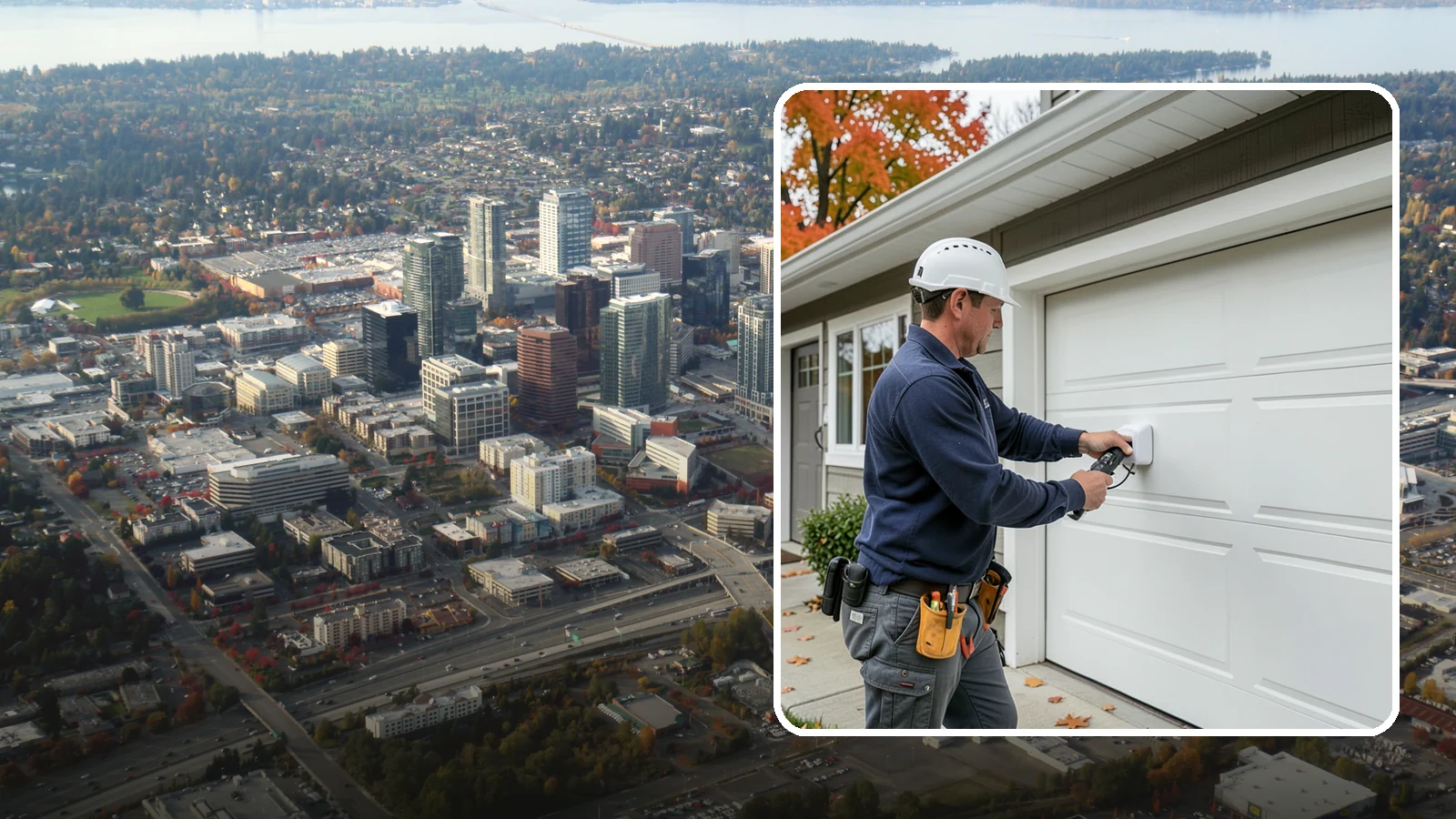 Smart Garage Door Opener in Bellevue, King County, WA - We install smart garage door openers that let you monitor and control the garage from anywhere.