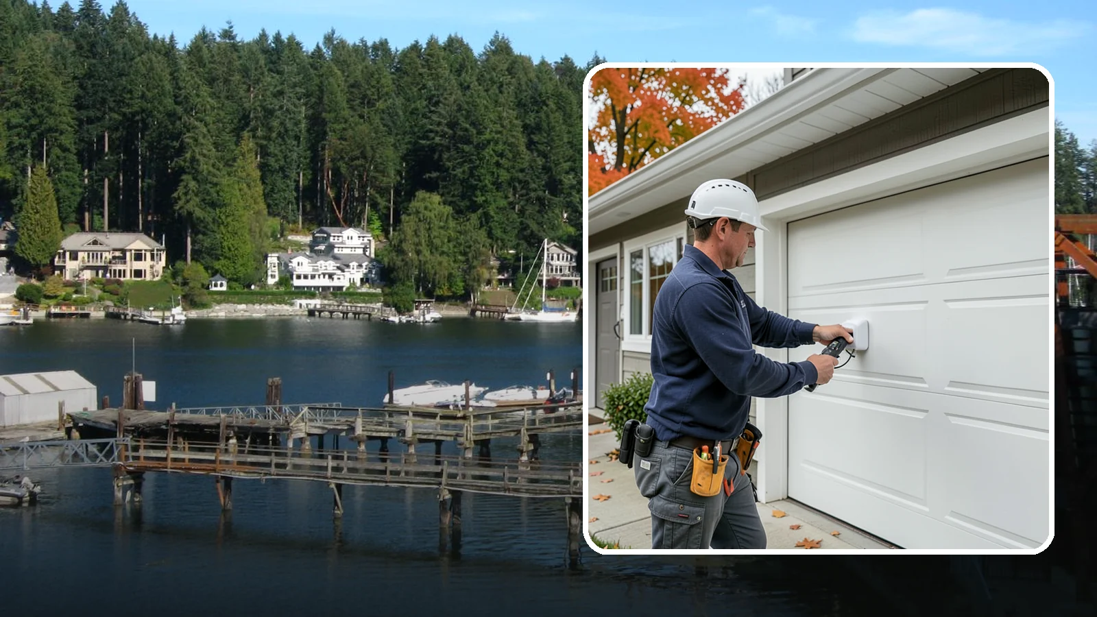 Smart Garage Door Opener in Gig Harbor, Pierce County, WA - We install smart garage door openers that let you monitor and control the garage from anywhere.
