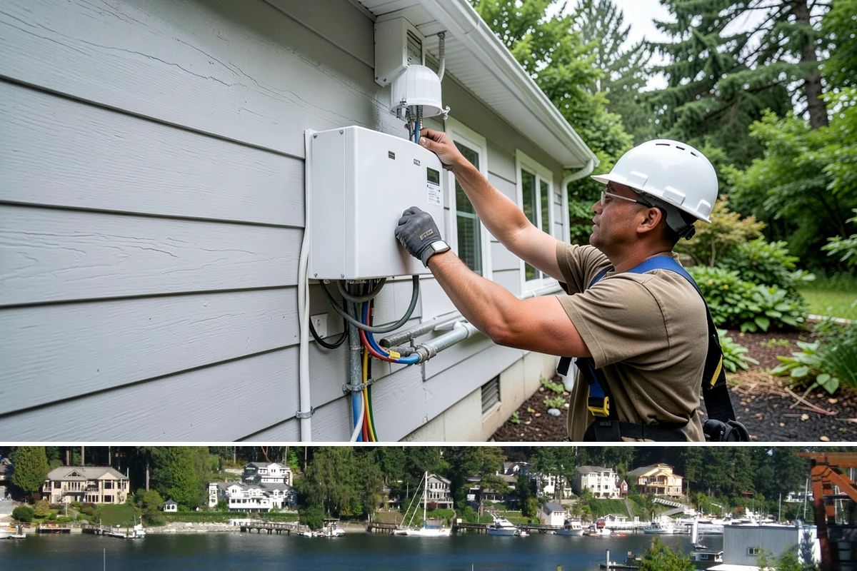 Smart Garage Door Opener in Gig Harbor, Pierce County, WA - Garage door opener upgrades fit any season and are a convenient indoor project during rainy PNW weather.