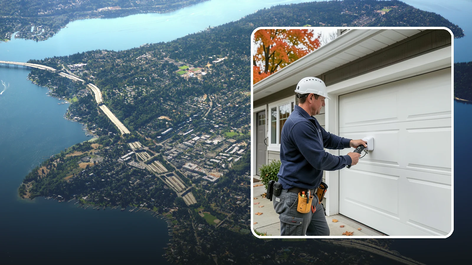 Smart Garage Door Opener in Mercer Island, King County, WA - We install smart garage door openers that let you monitor and control the garage from anywhere.